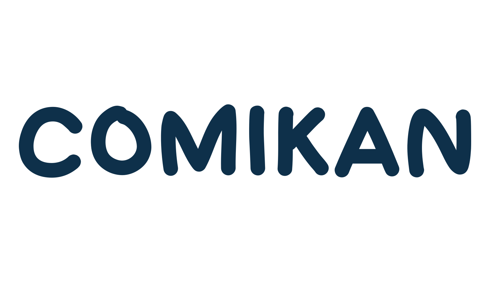 Comikan, handwriting font preview