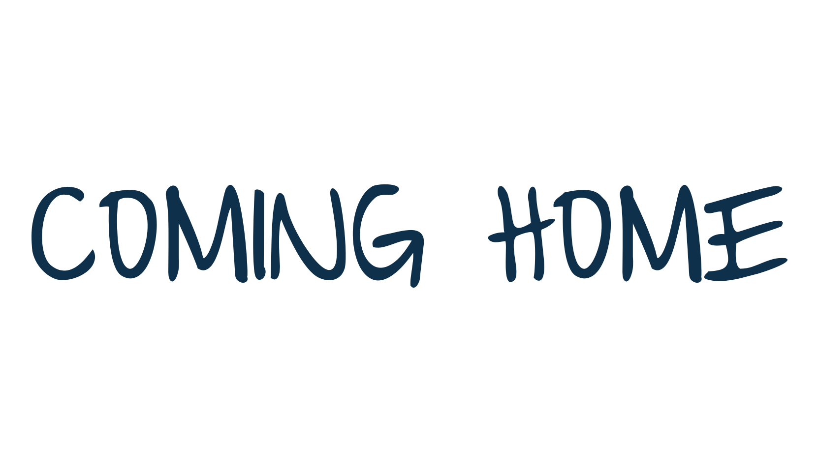 Coming Home, script handwritten fancy decorative calligraphy font preview