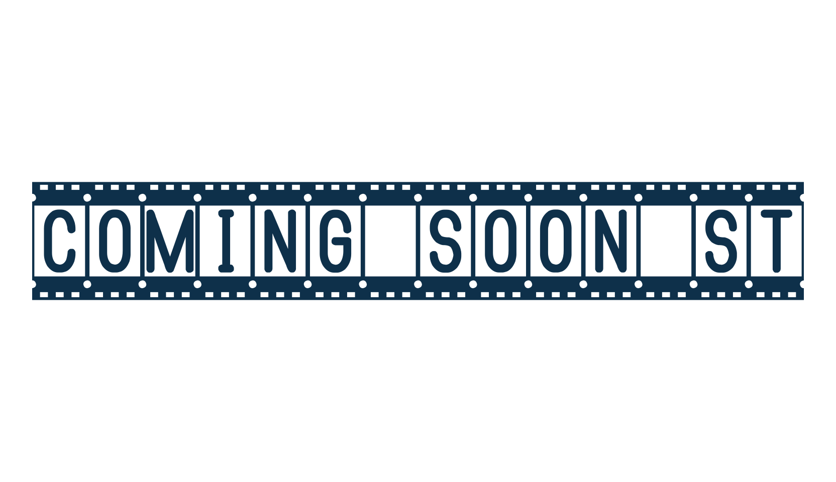 Coming Soon St, decorative font preview