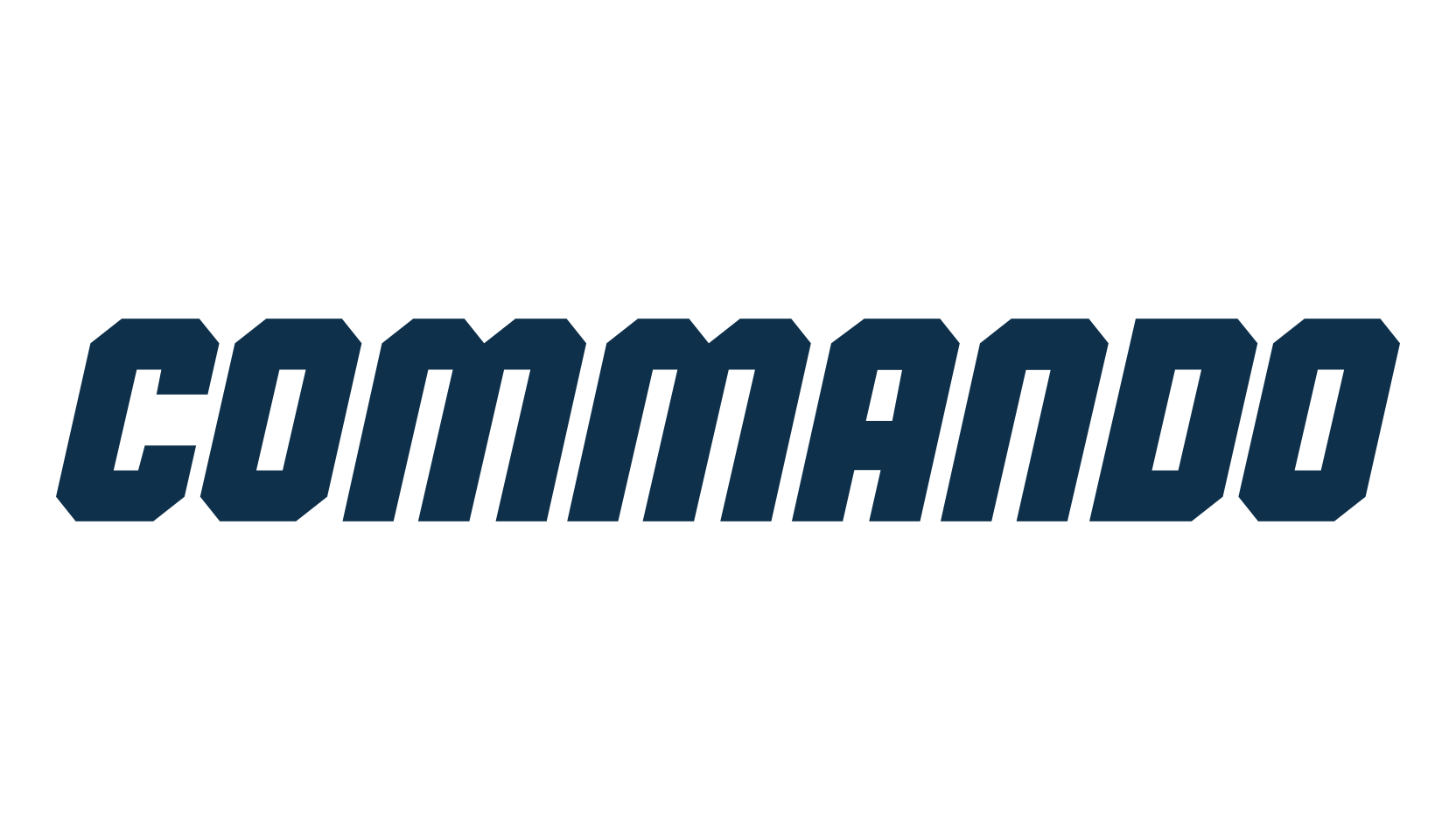 Commando, various font preview