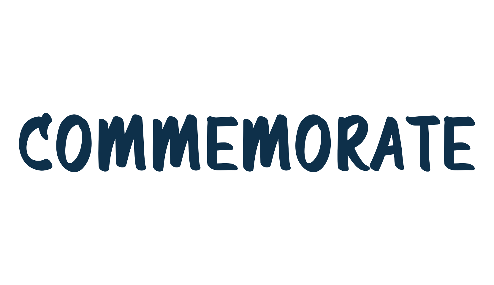 Commemorate, fancy cartoon decorative comic font preview