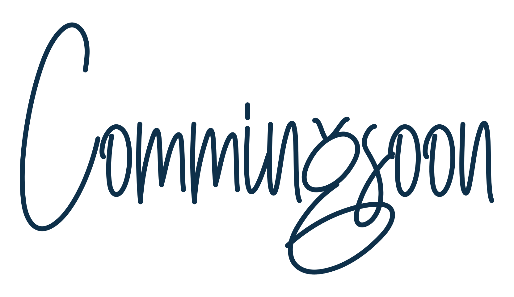 Commingsoon, handwriting font preview