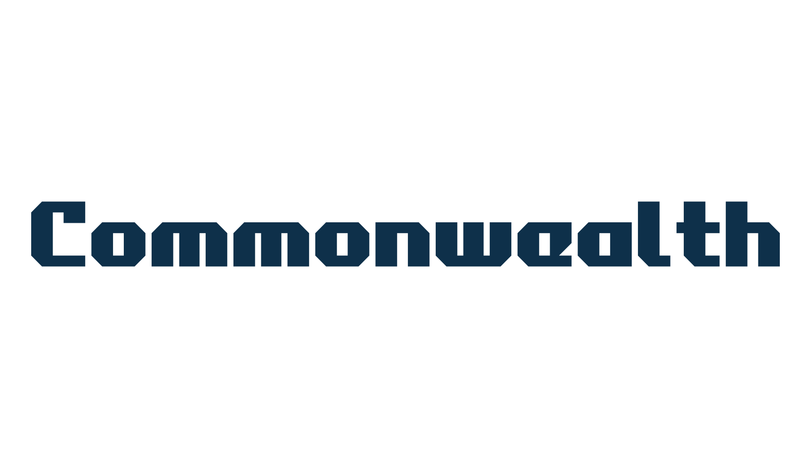 Commonwealth, techno square sci-fi font preview