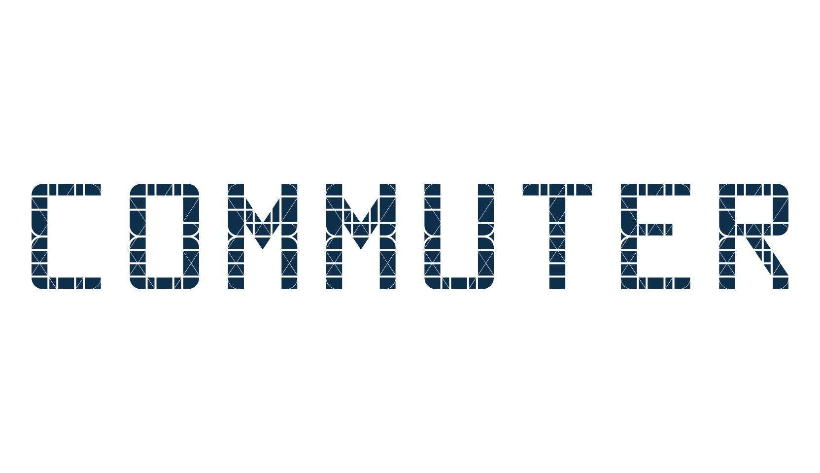 Commuter, techno sci-fi font preview
