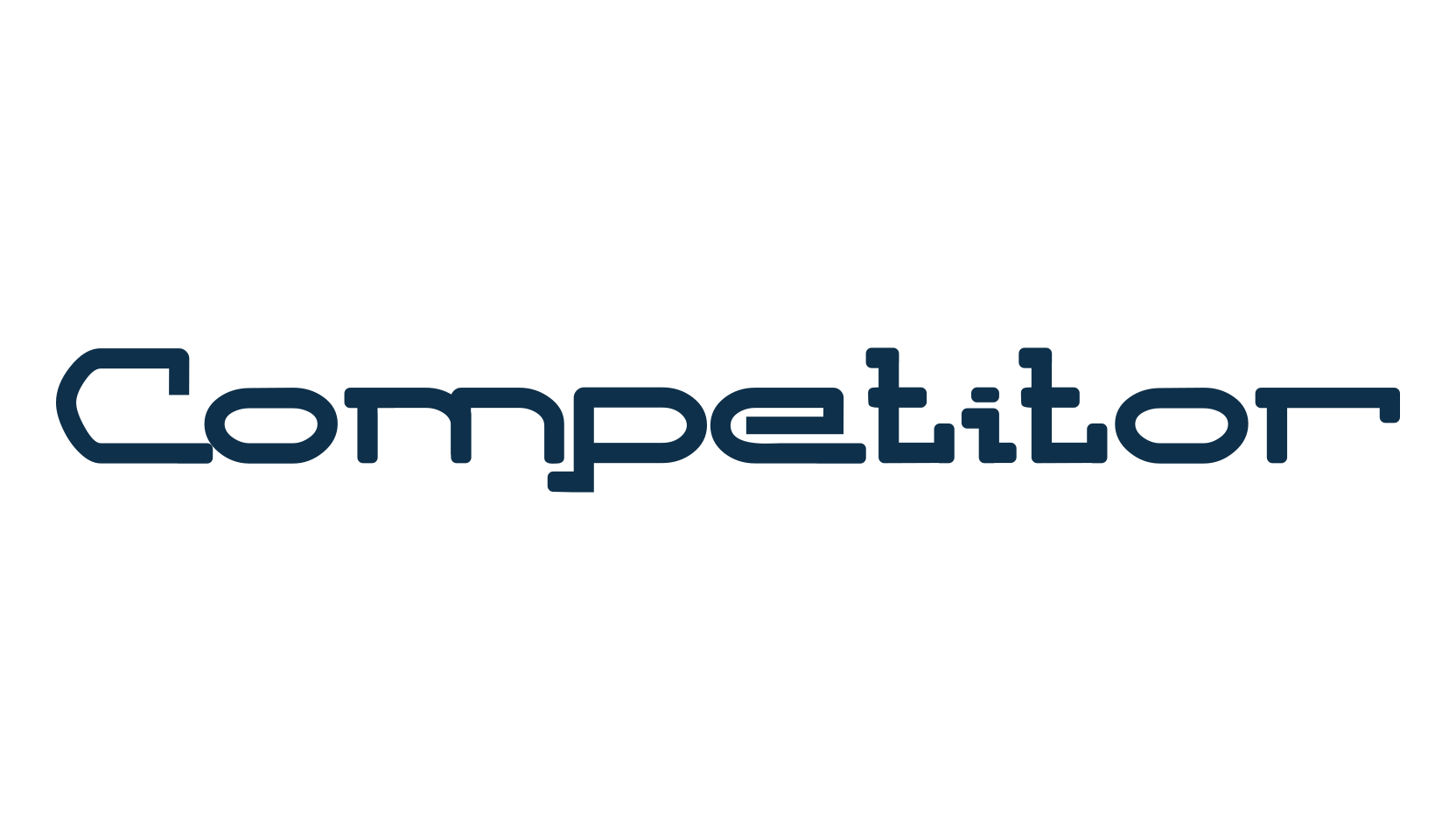 Competitor, fancy various techno sci-fi font preview