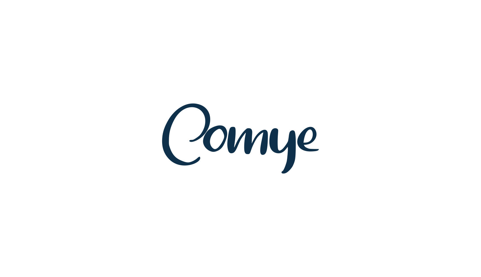 Comye, script handwritten fancy decorative calligraphy font preview