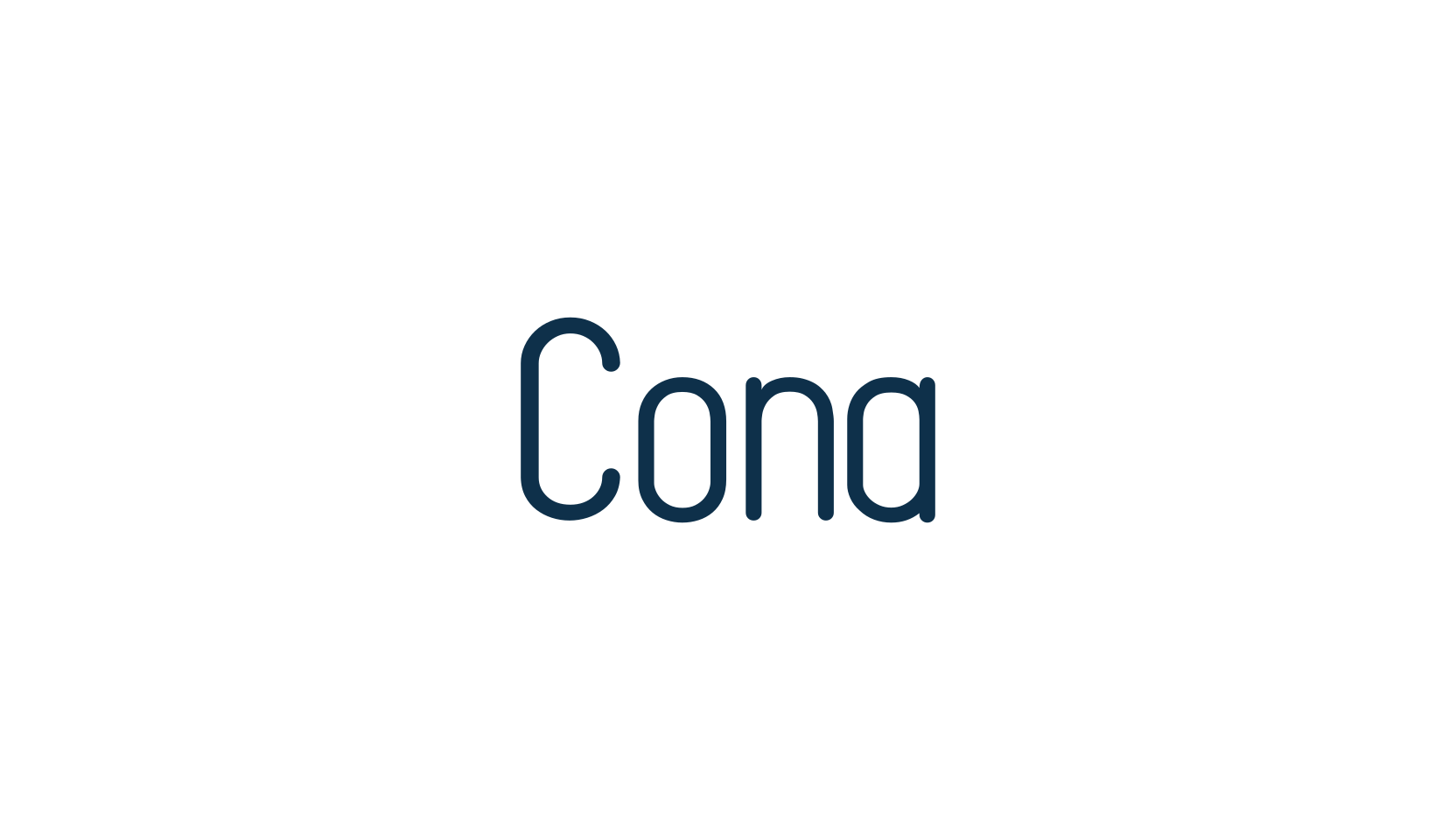 Cona, basic sans serif font preview