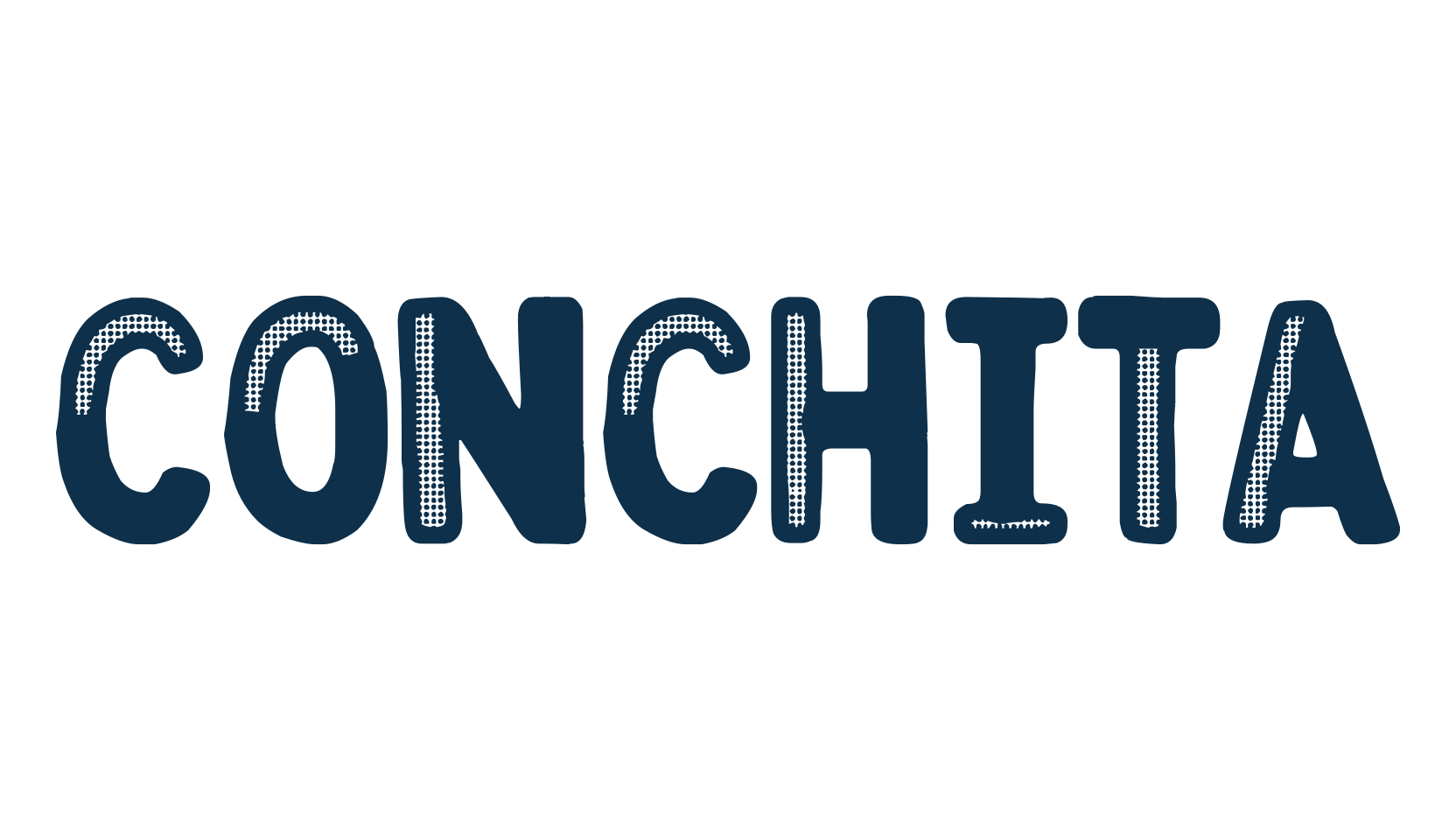 Conchita, cartoon font preview