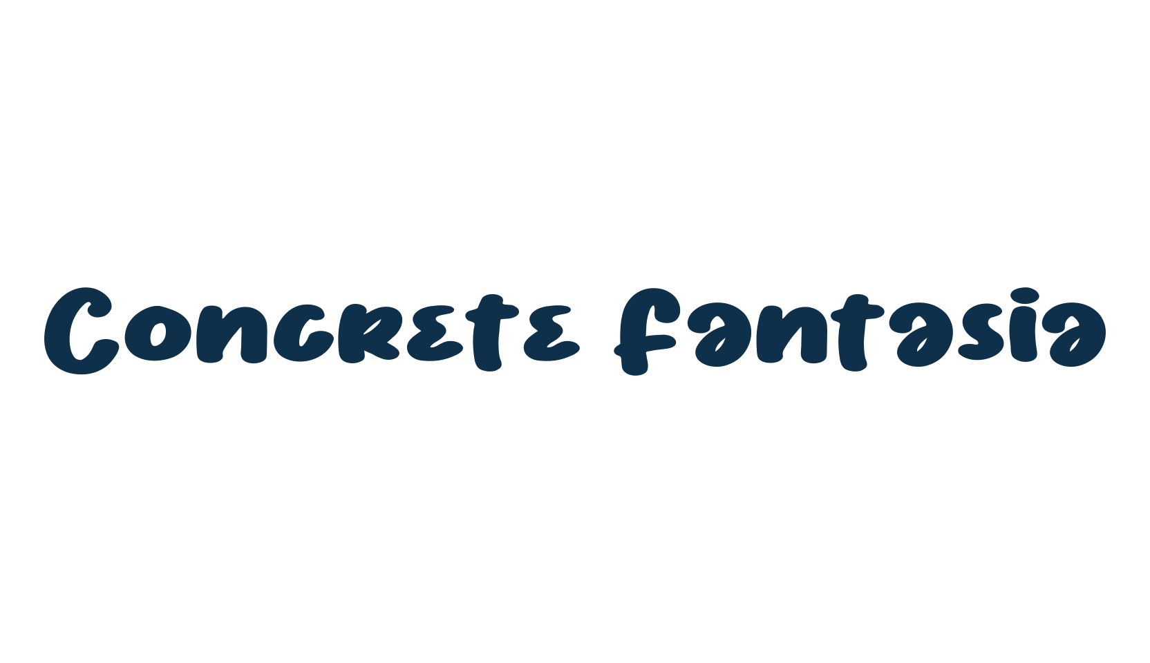 Concrete Fantasia, fancy various decorative script calligraphy font preview