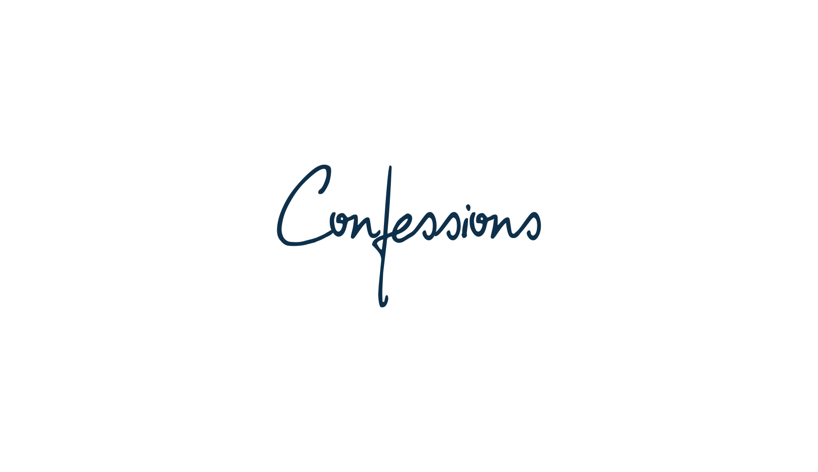 Confessions (confessions2), handwriting font preview