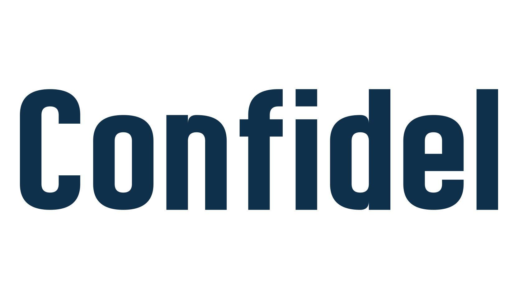Confidel, basic sans serif font preview