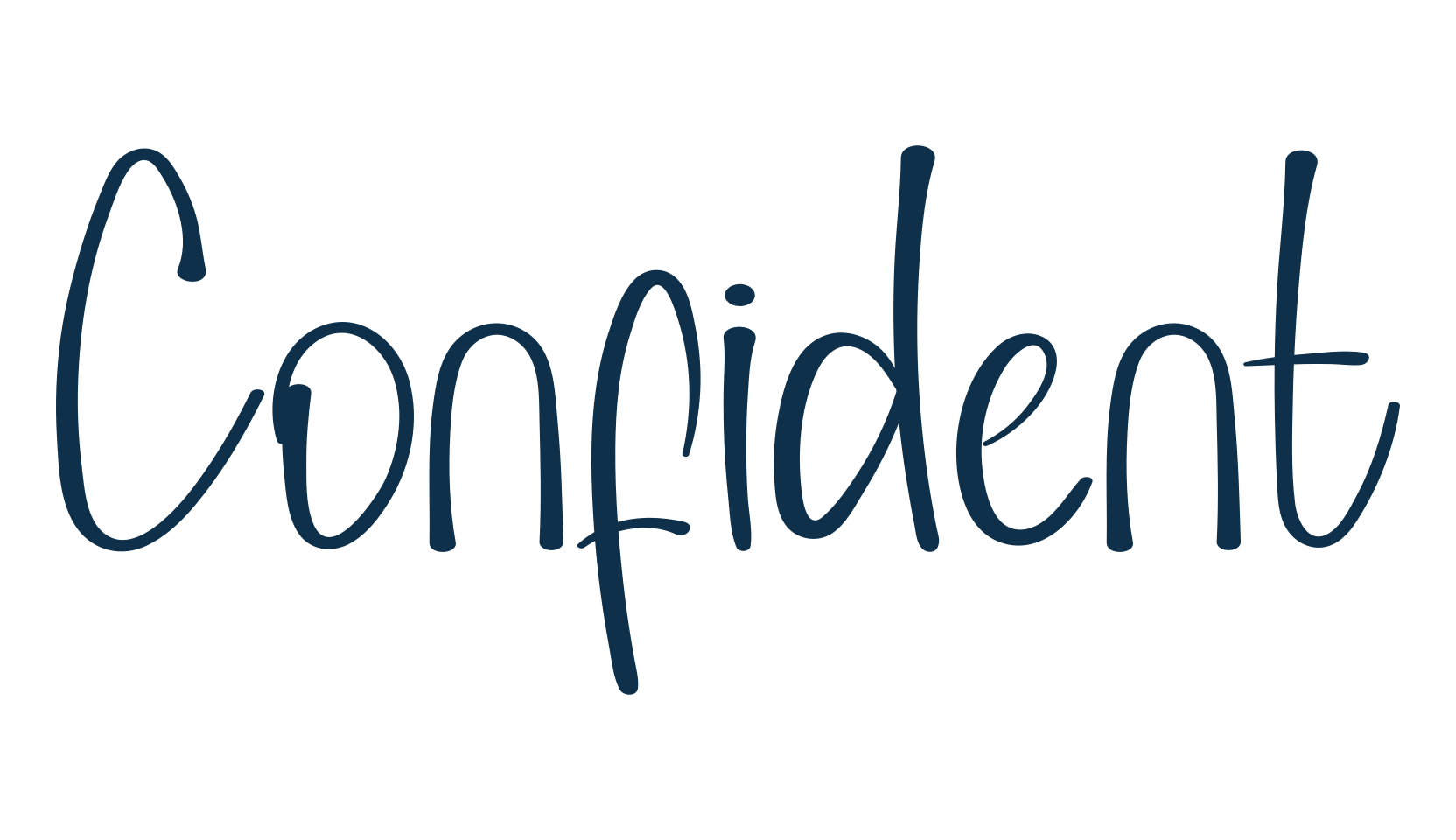 Confident, display market font preview