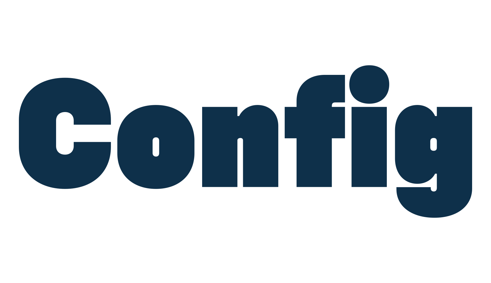 Config, basic sans serif font preview