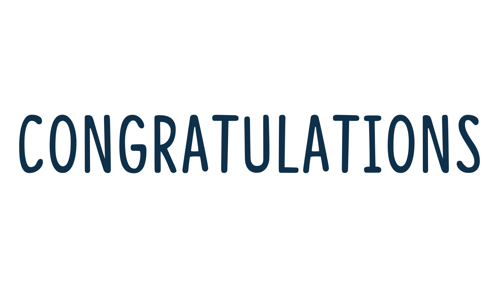 Congratulations, script handwritten fancy decorative calligraphy font preview