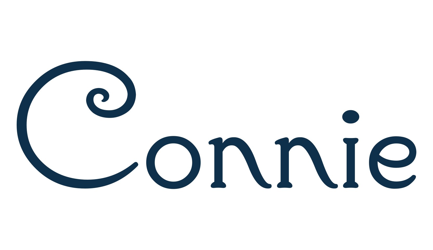Connie, fancy retro decorative font preview