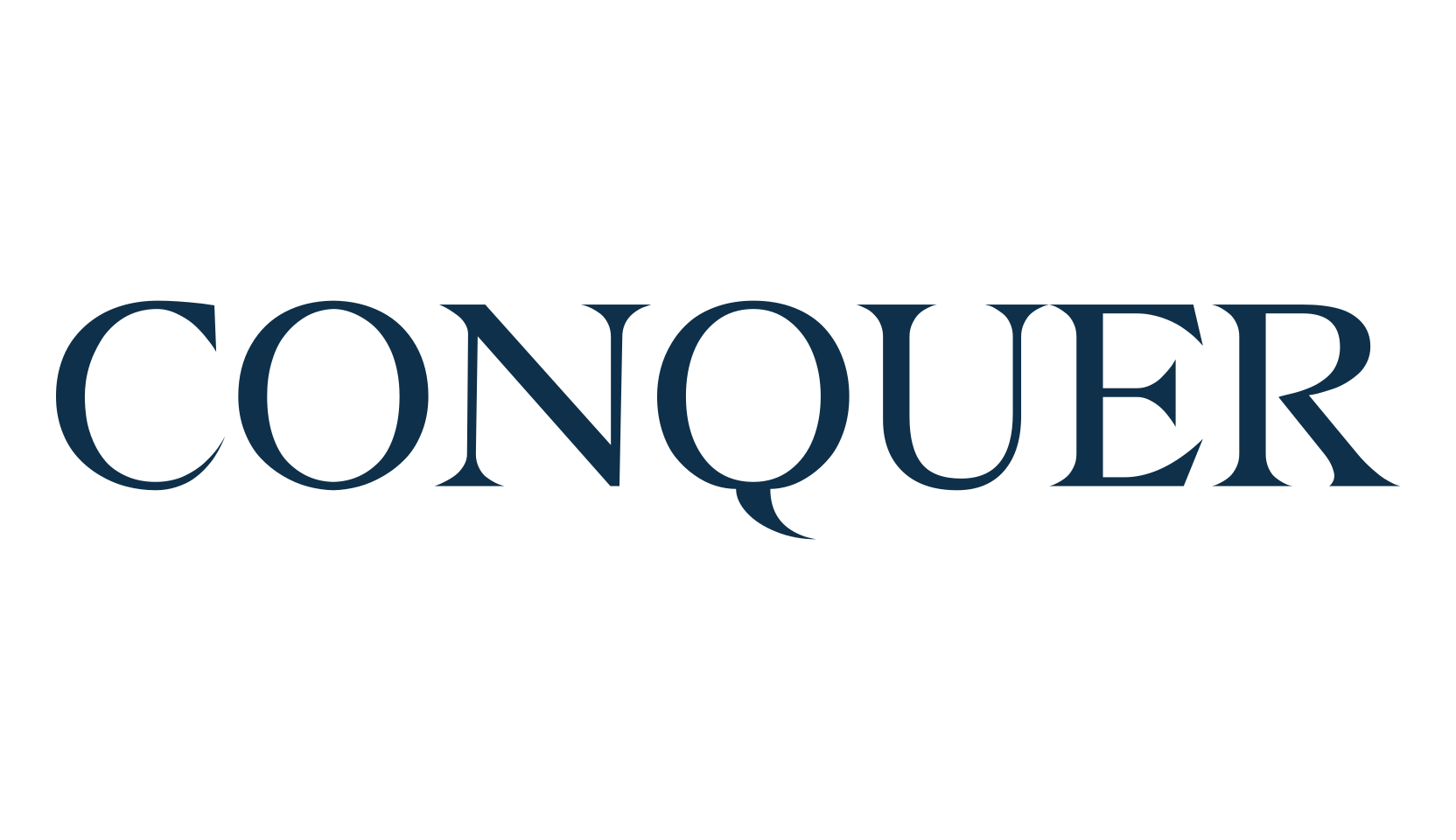 Conquer, basic serif font preview