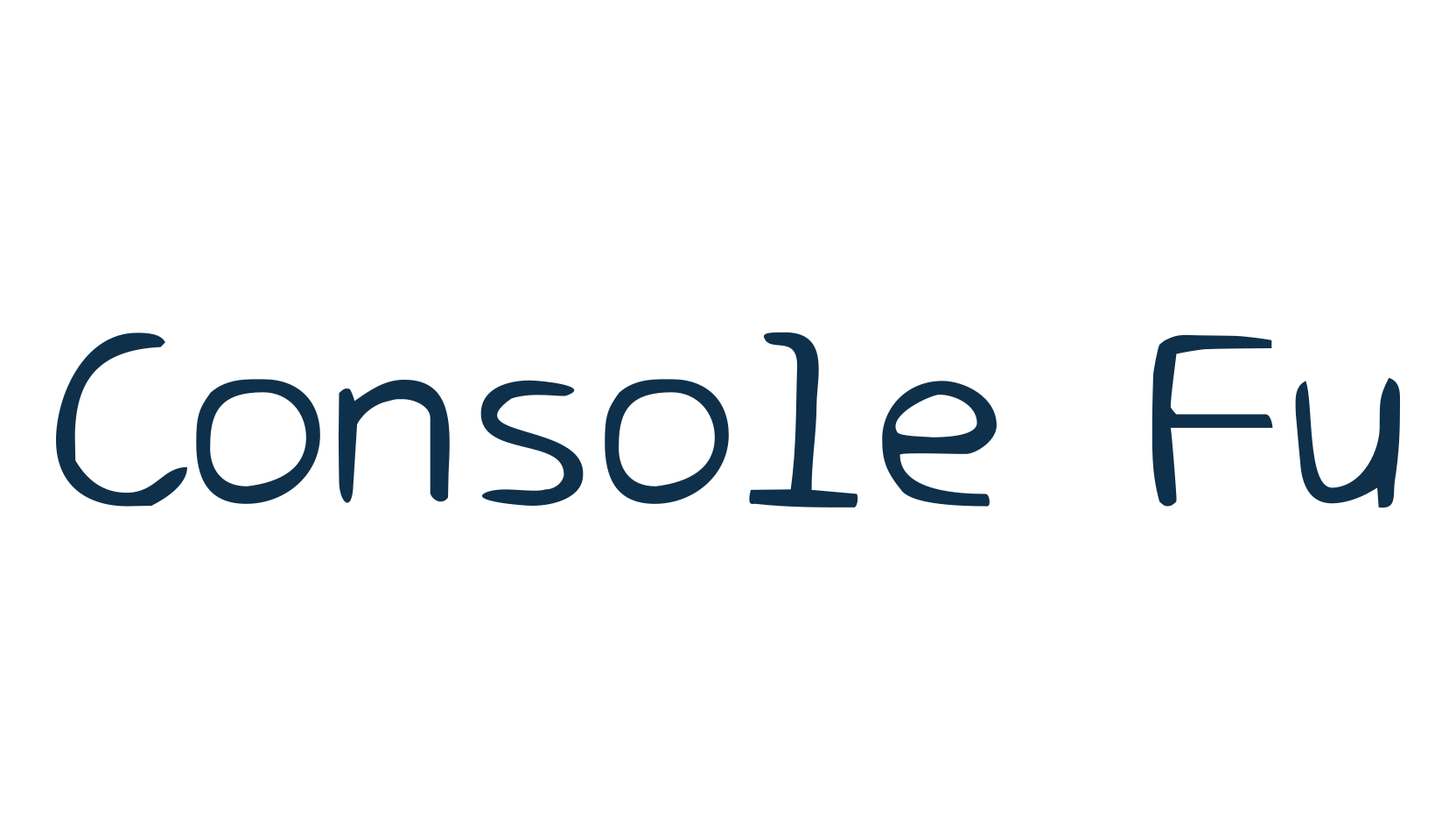 Console Fu, various font preview