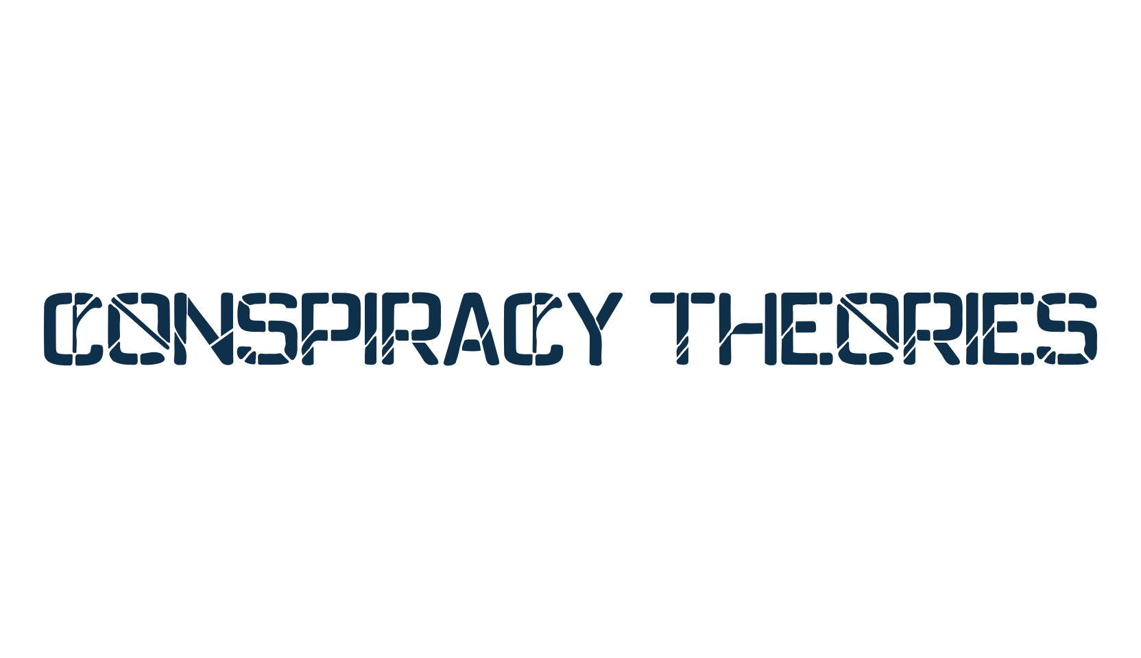 Conspiracy Theories, various font preview