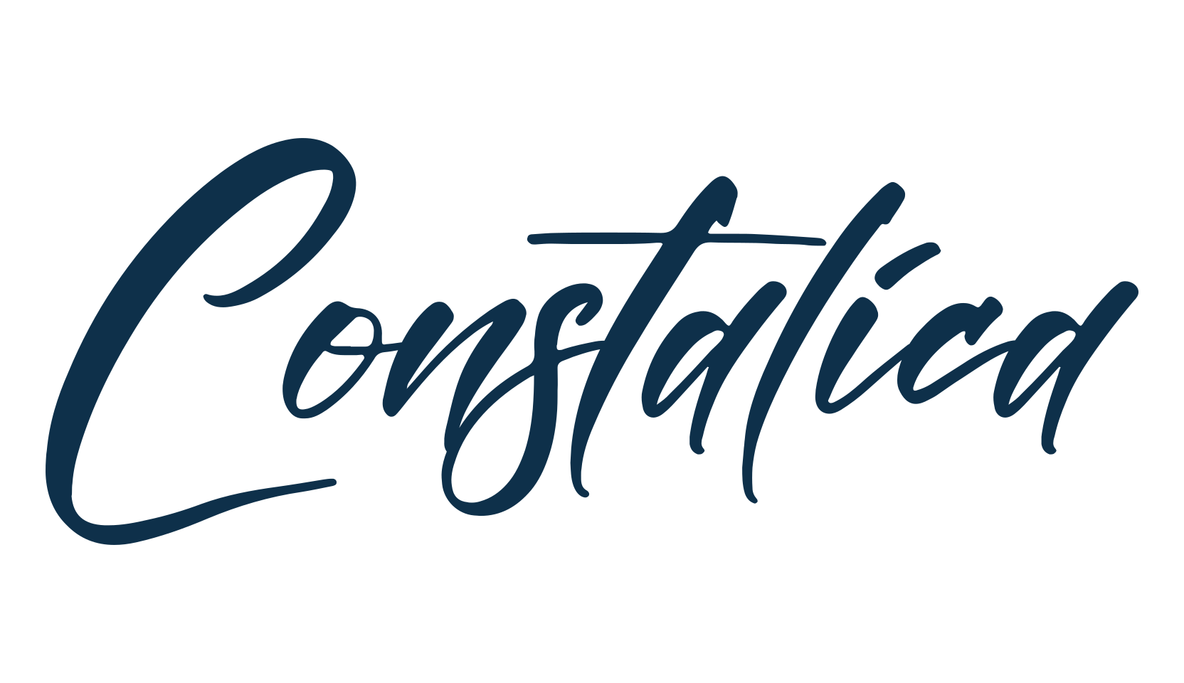 Constalica, handwriting font preview