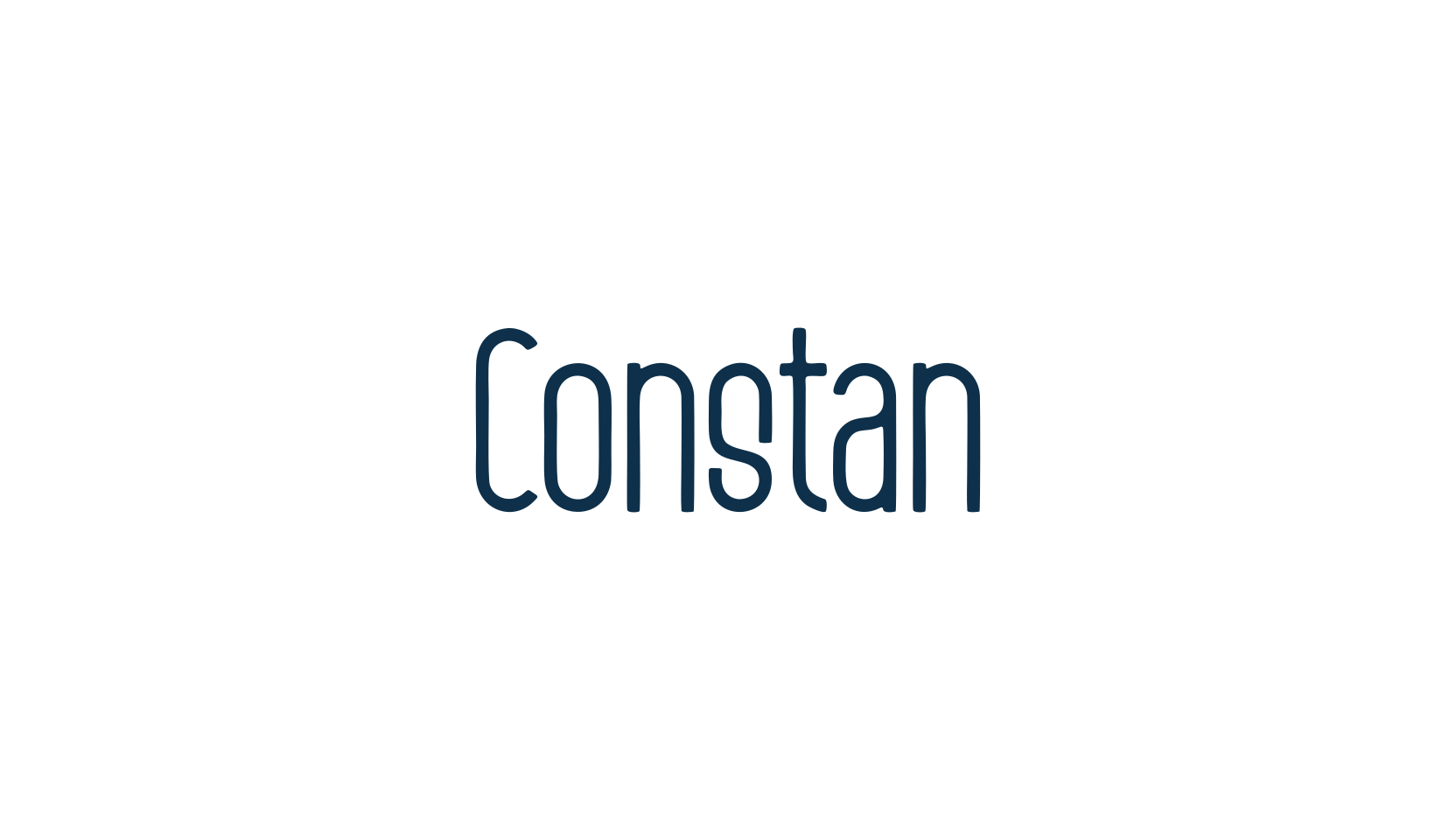 Constan, sans serif font preview