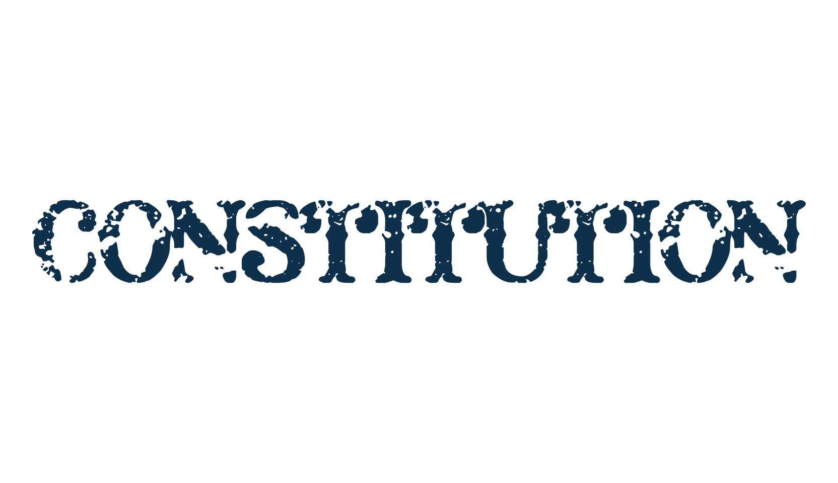 Constitution, fancy destroy decorative font preview