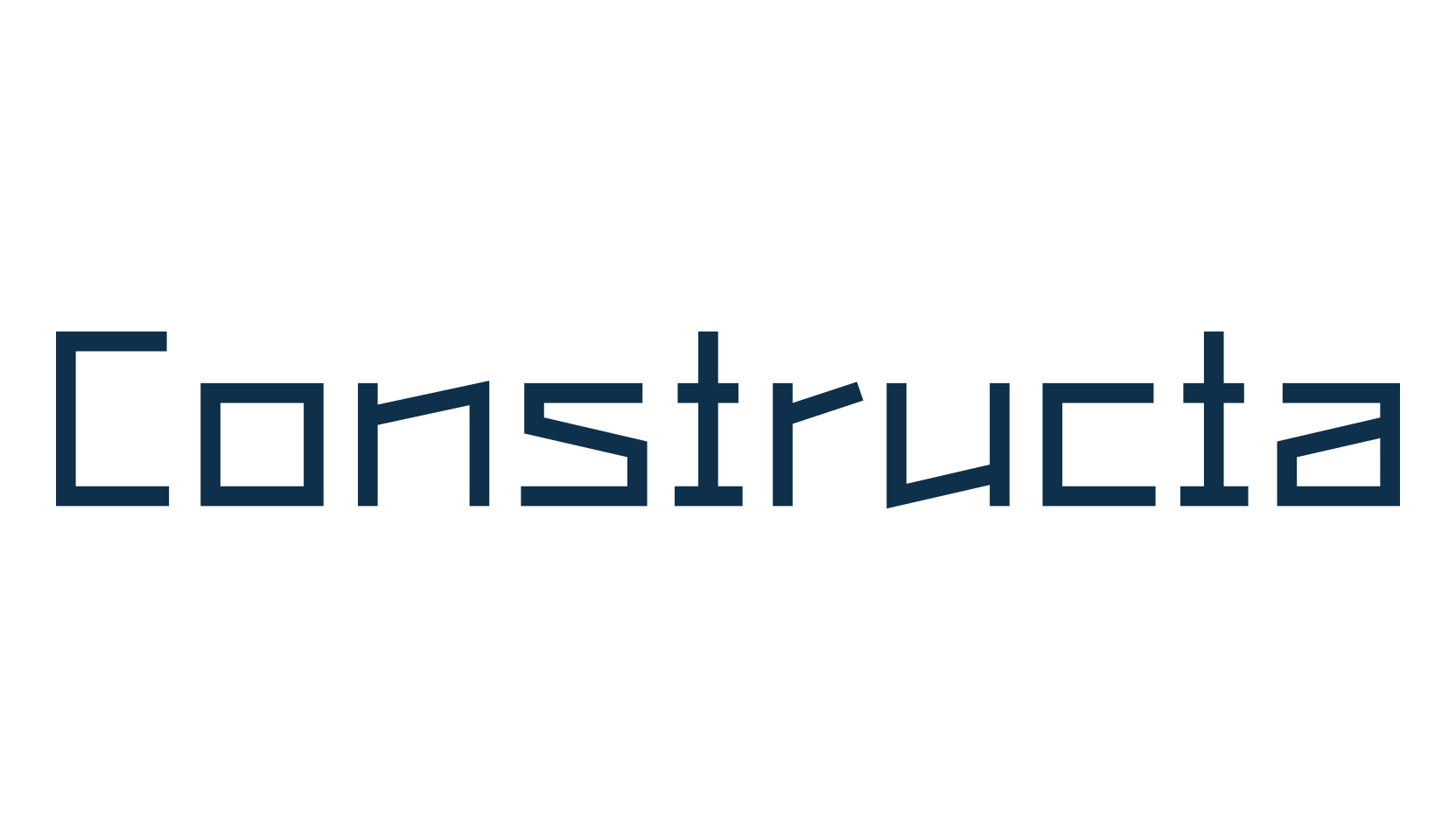 Constructa, square font preview