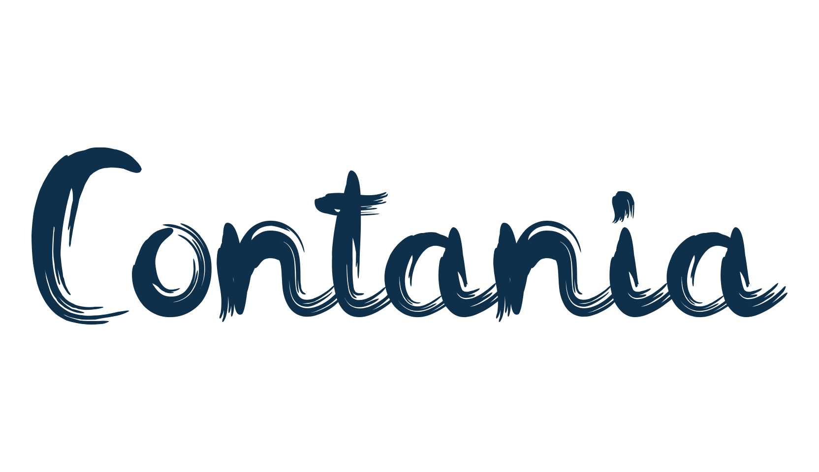 Contania, script brush fancy decorative calligraphy font preview