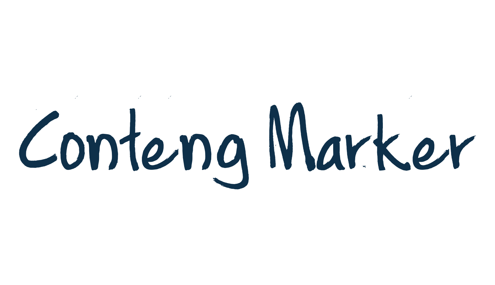 Conteng Marker, handwriting font preview