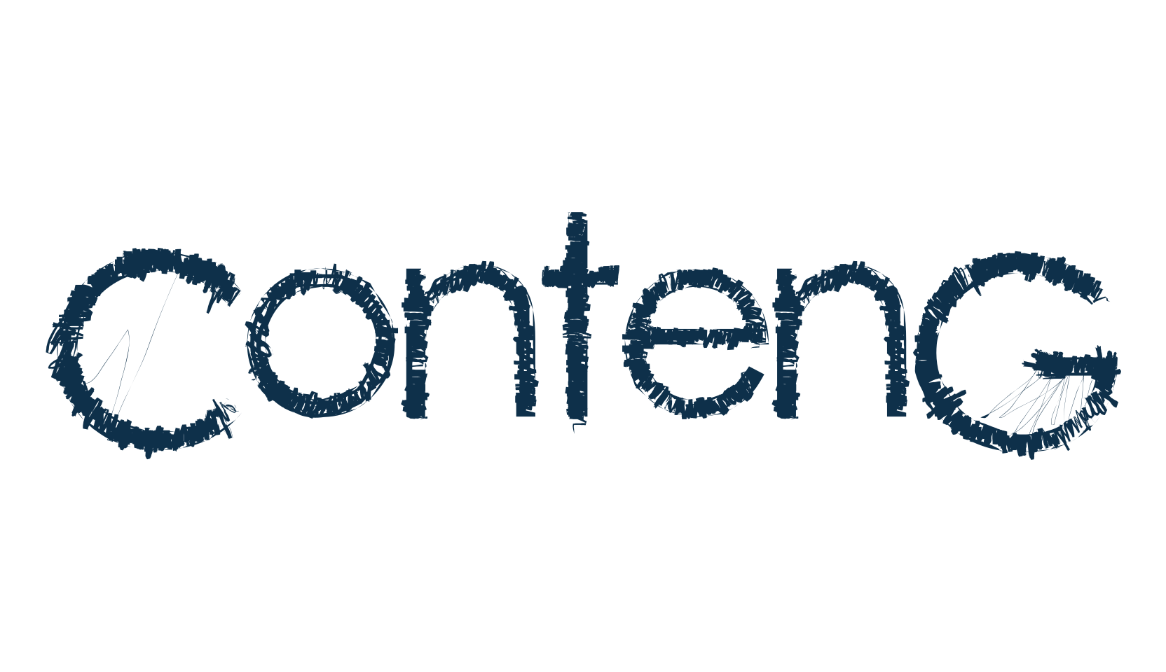 ContenG, fancy eroded decorative font preview