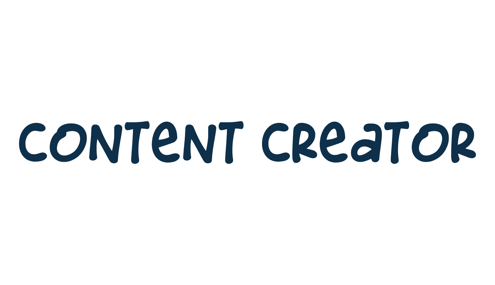 Content Creator, fancy cartoon decorative comic font preview