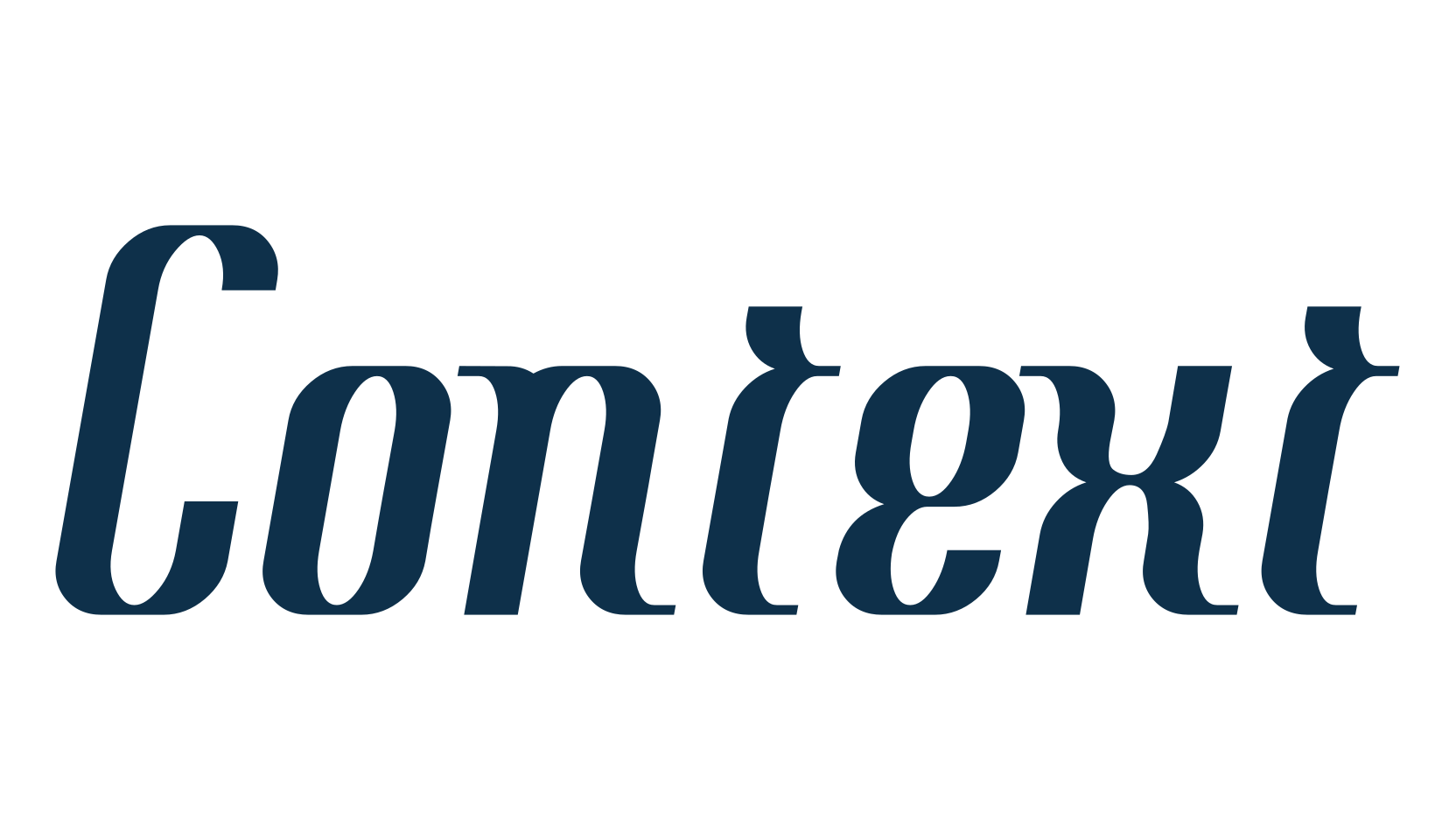 Context, fancy various decorative font preview