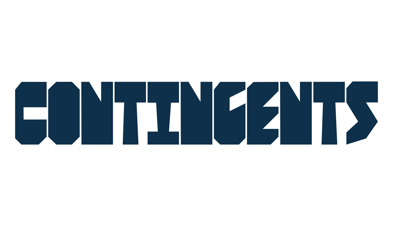 Contingents, fancy various decorative font preview