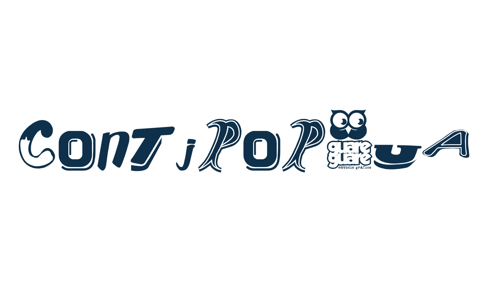 Contipopgua, fancy decorative font preview