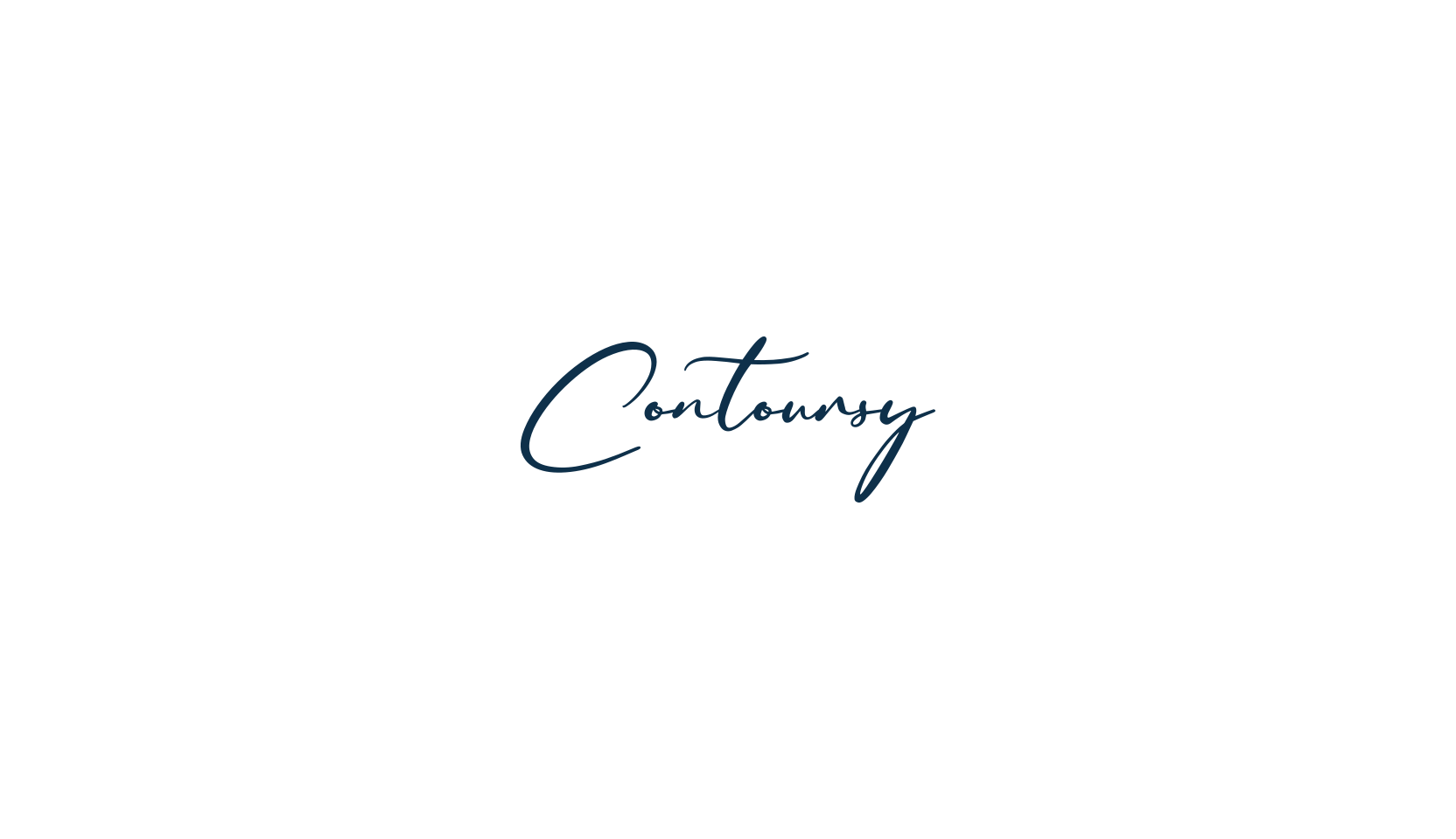 Contoursy, fancy decorative font preview
