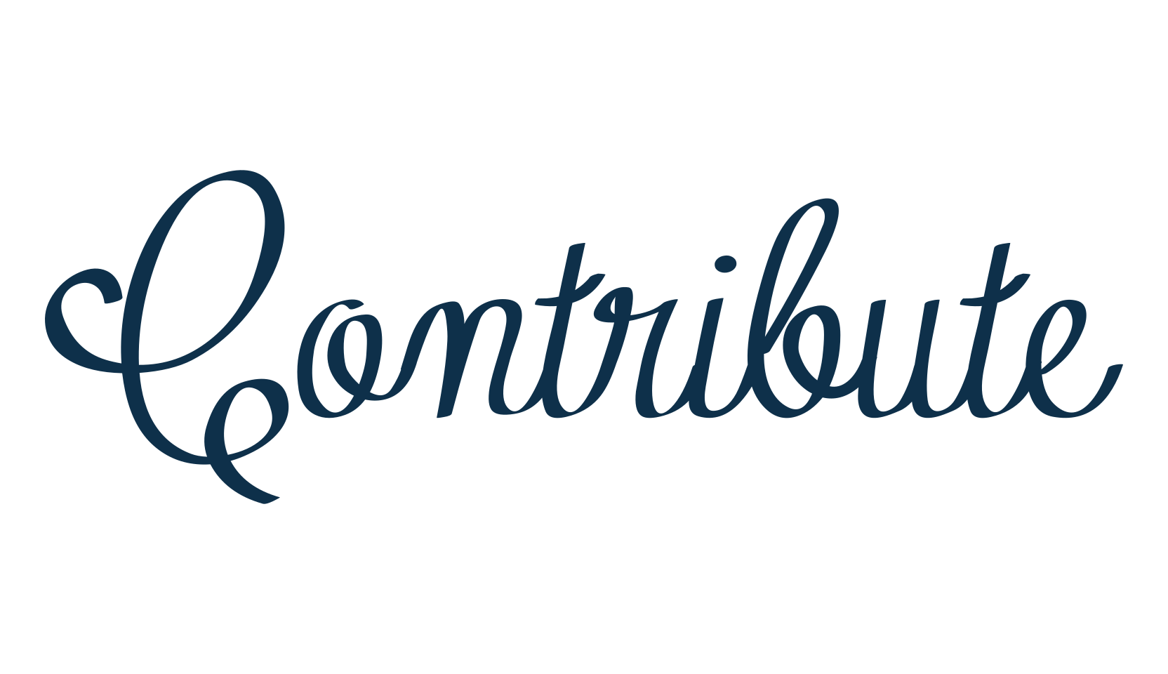 Contribute, script calligraphy fancy decorative font preview