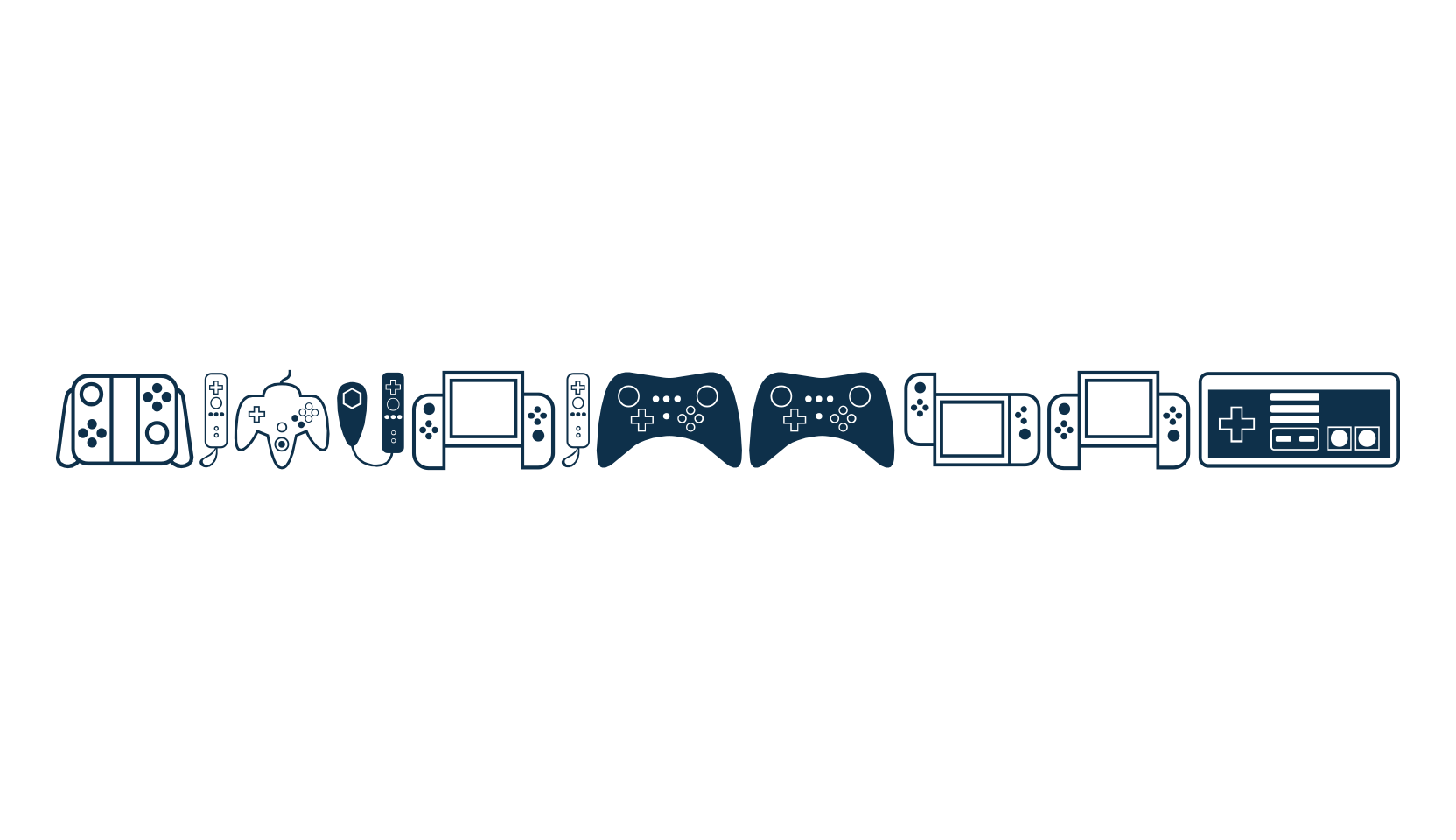 Controllers, fancy decorative font preview