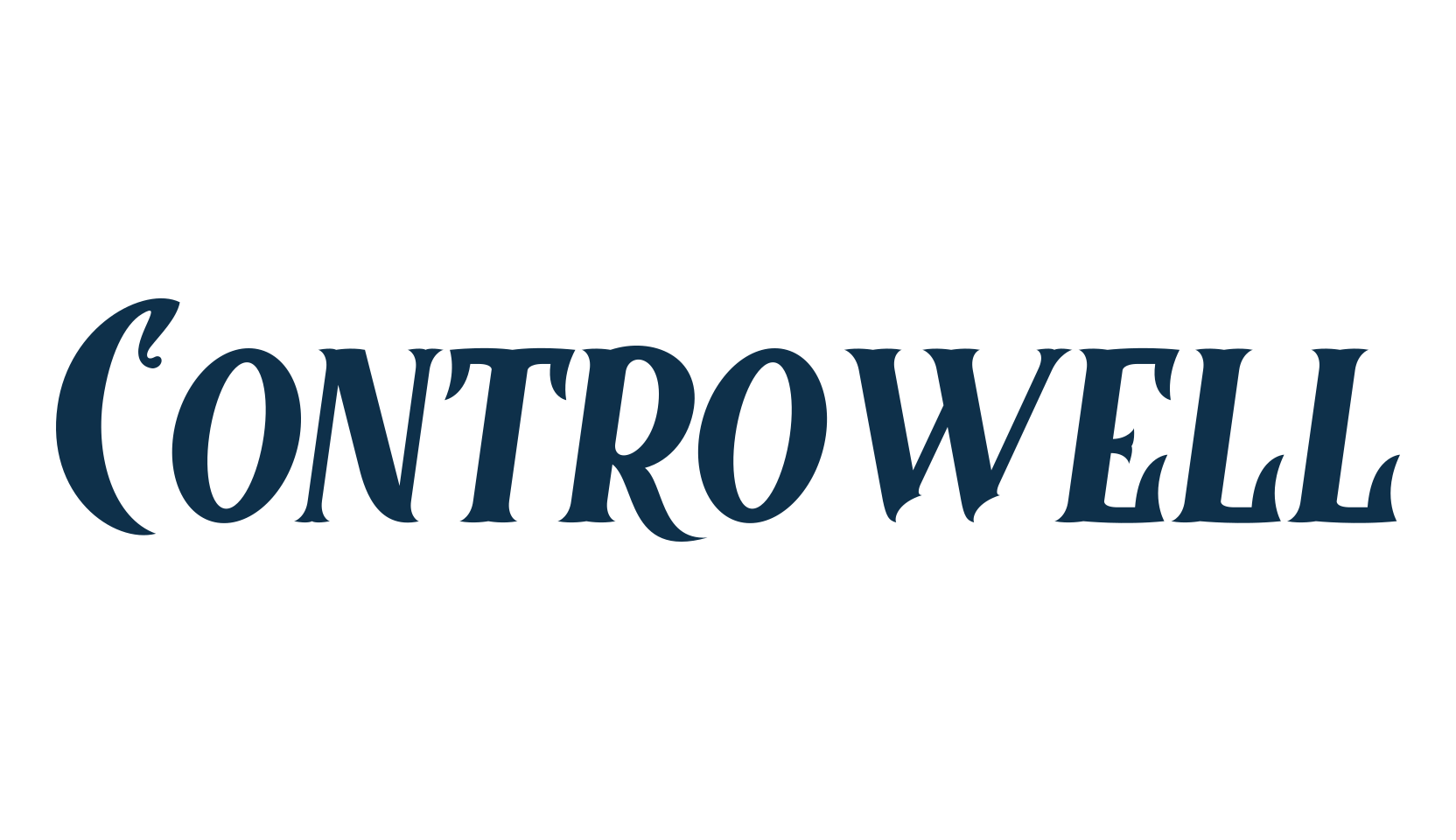 Controwell, retro font preview