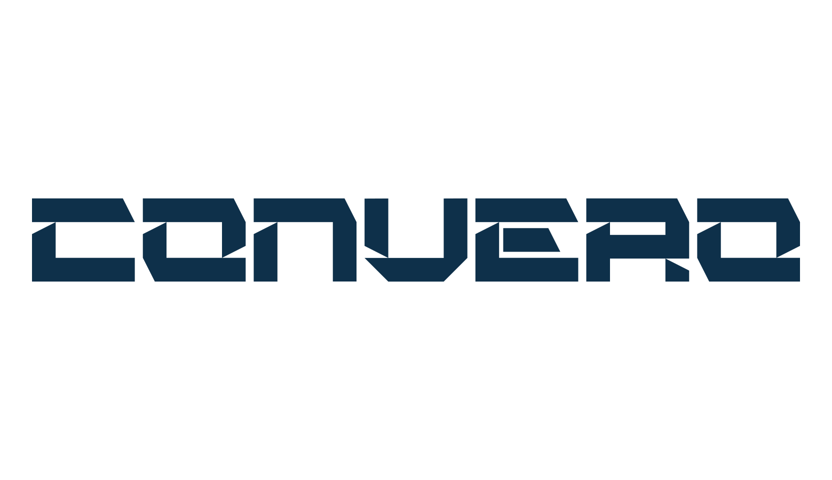 Convero, techno sci-fi font preview