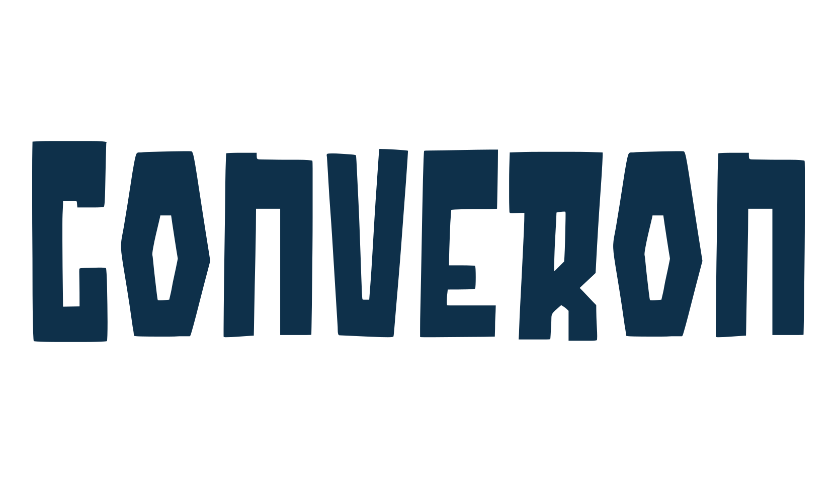 Converon, cartoon font preview
