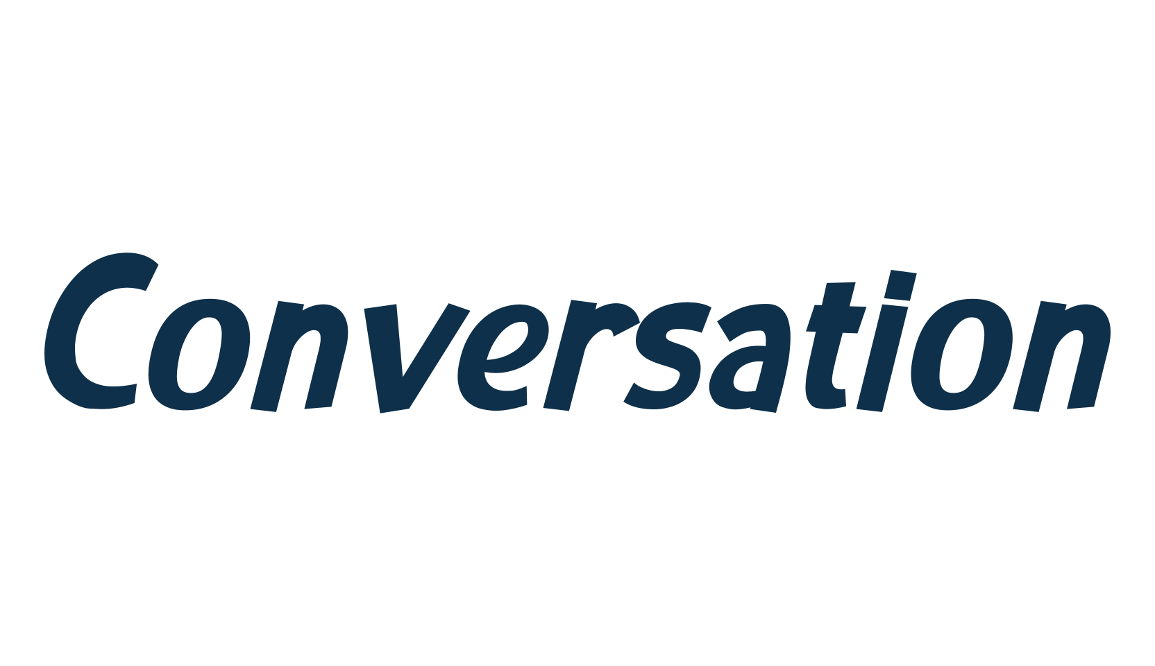 Conversation, cartoon font preview