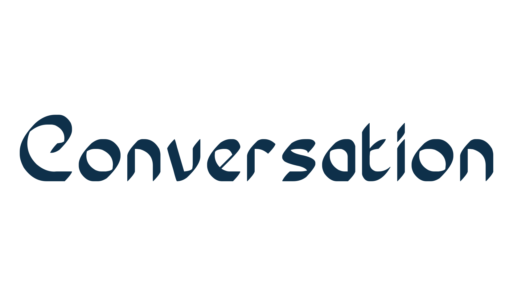Conversation (conversation), fancy various decorative font preview