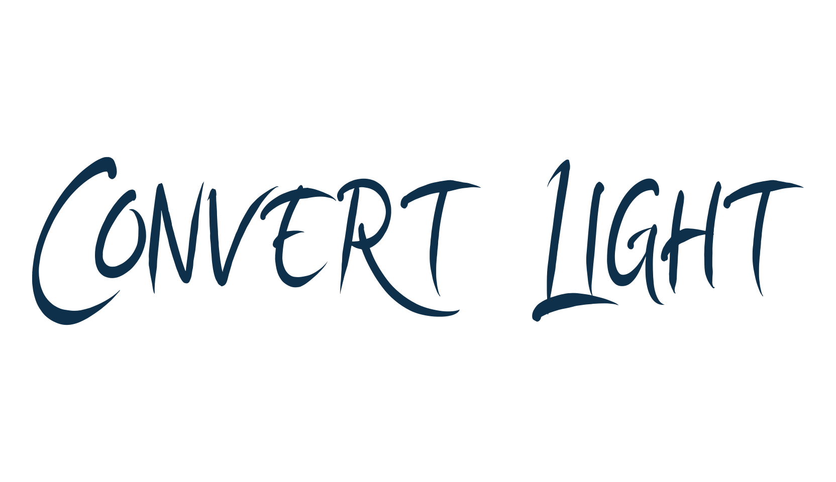 Convert Light, script brush fancy decorative calligraphy font preview