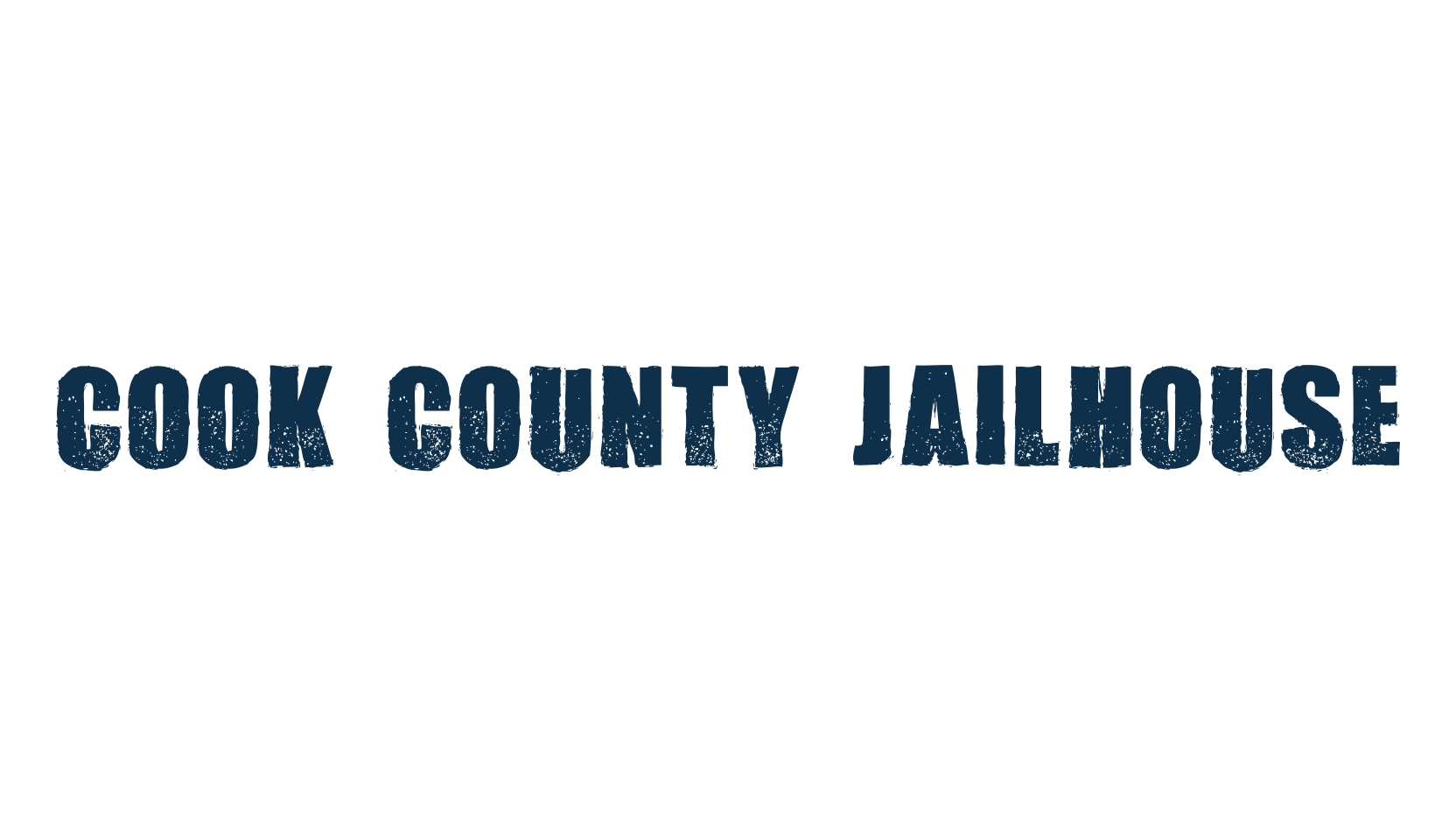Cook County Jailhouse, fancy eroded decorative font preview