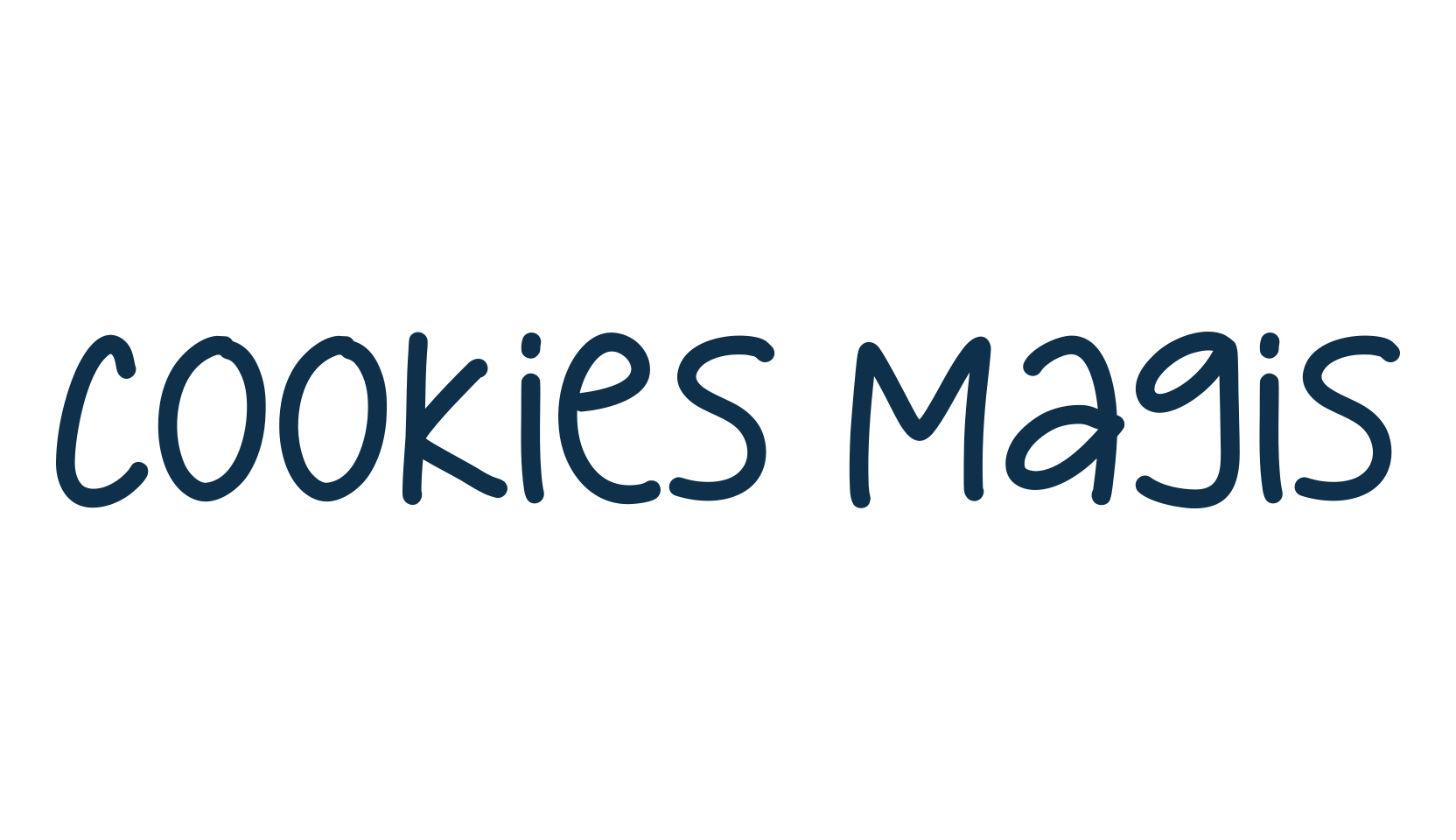 Cookies Magis, handwriting font preview