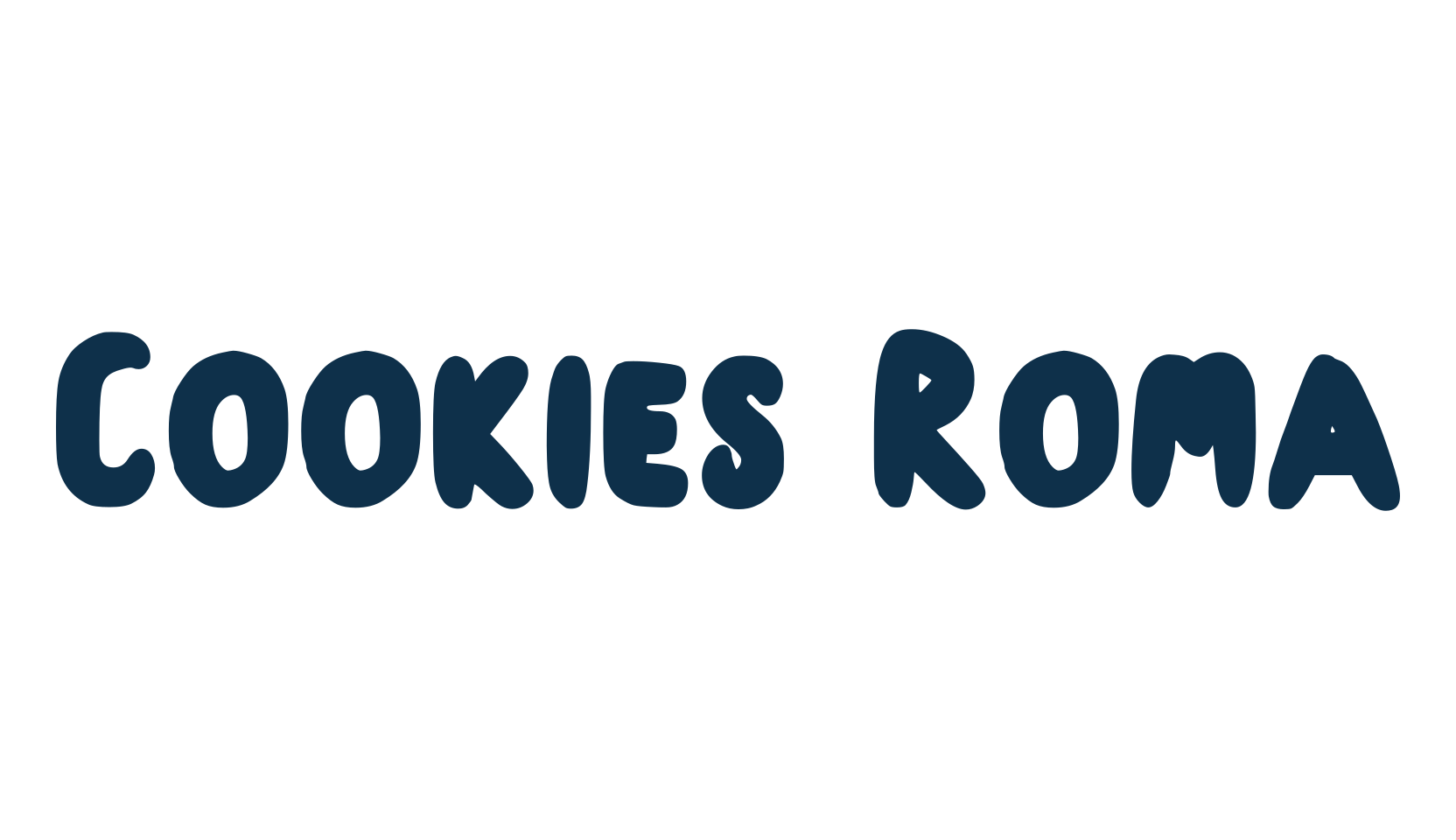 Cookies Roma, handwriting font preview