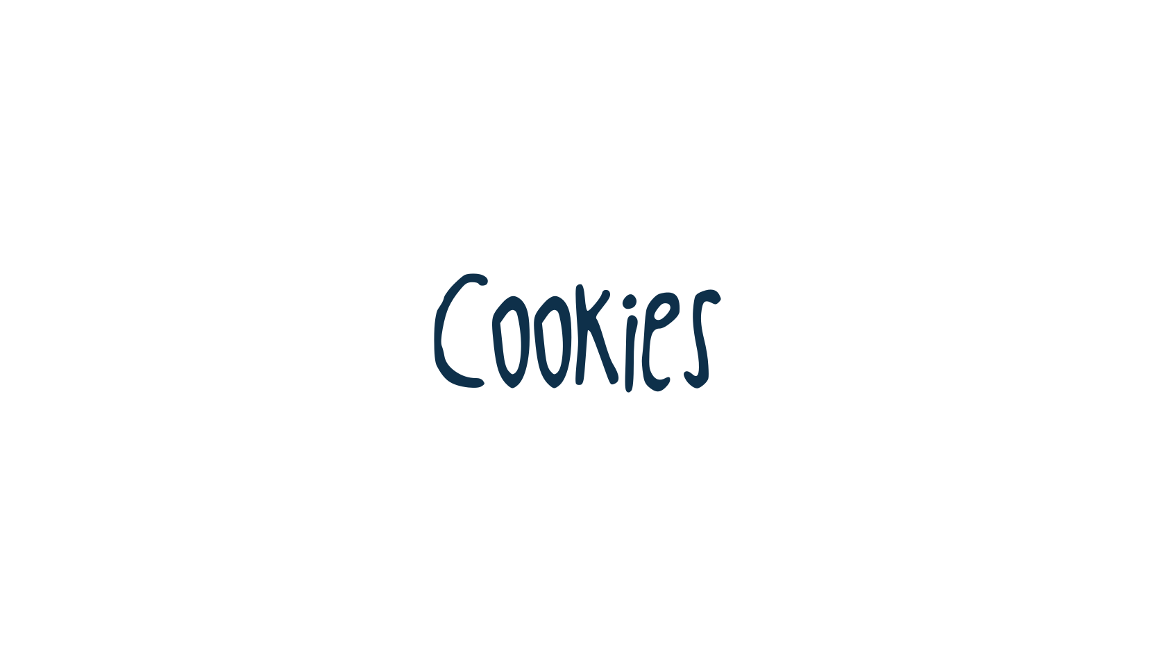 Cookies (cookies3), handwriting font preview