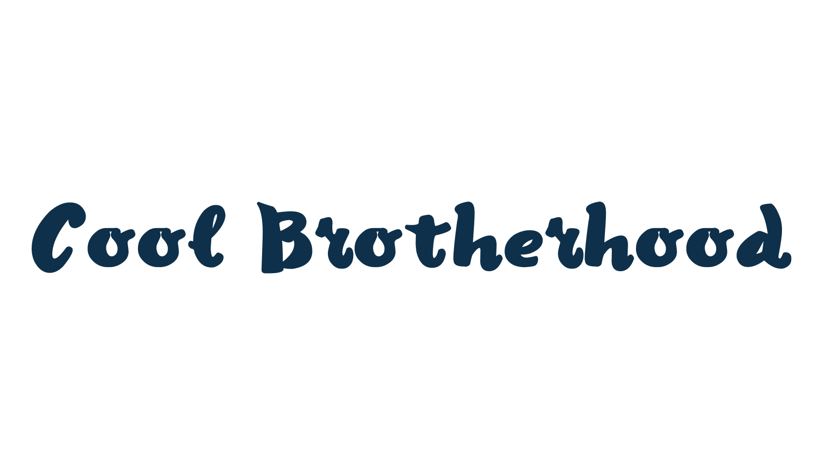 Cool Brotherhood, fancy decorative font preview