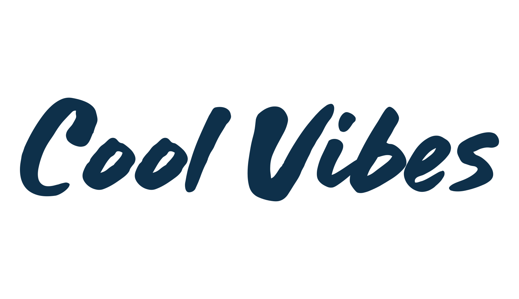 Cool Vibes, brush font preview