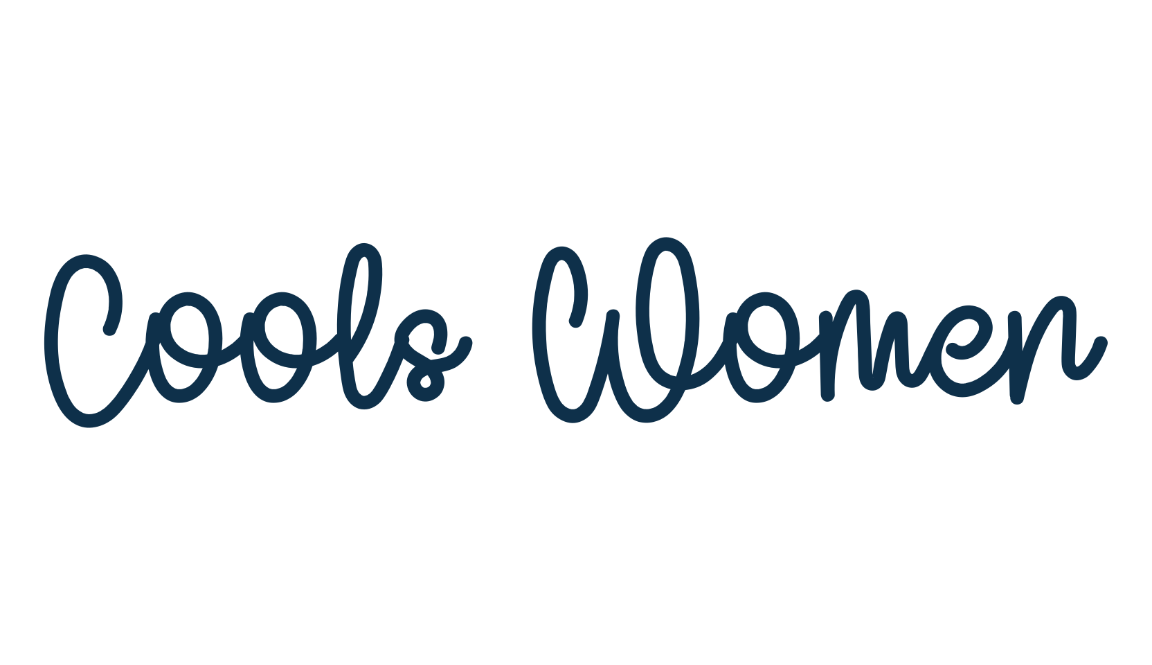 Cools Women, handwriting font preview