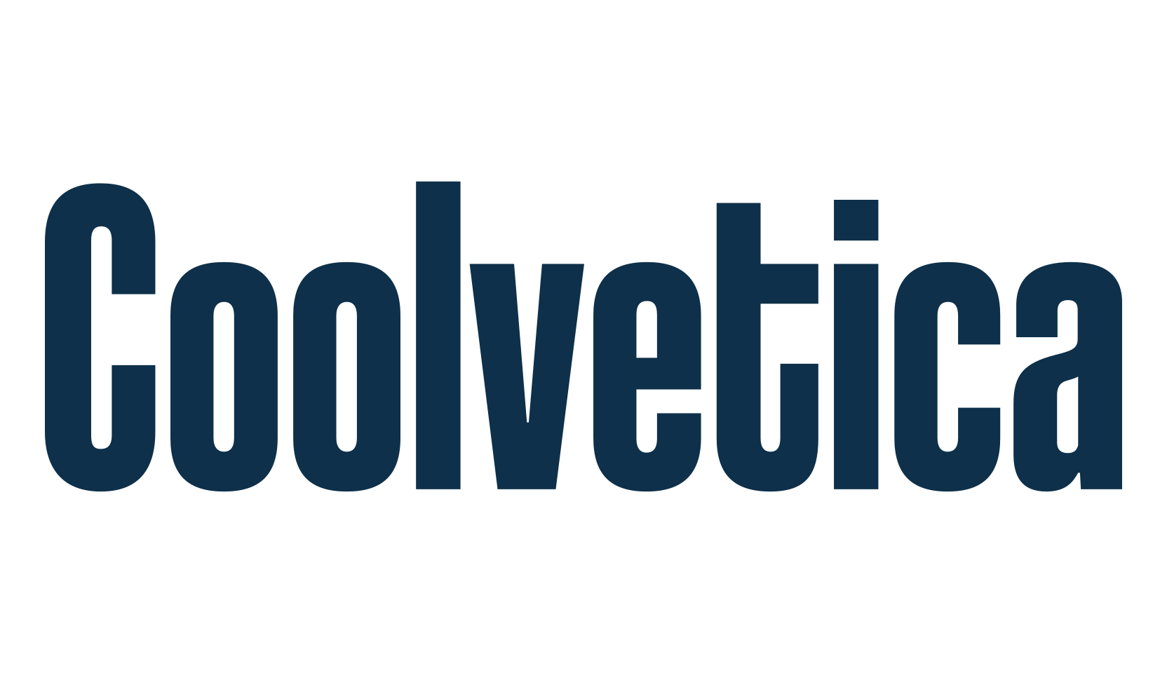 Coolvetica, sans serif font preview